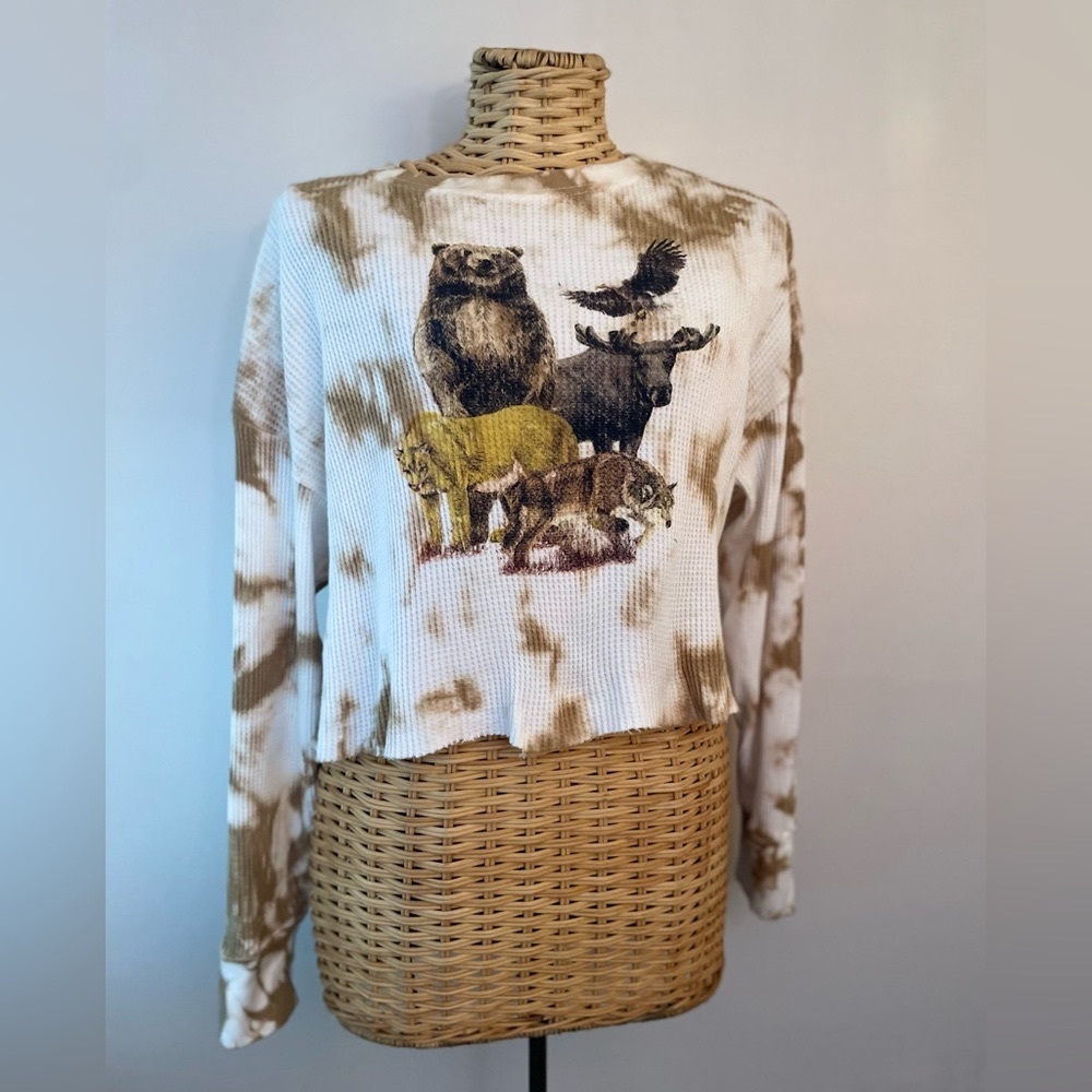 Forever 21 Wild Life cropped thermal